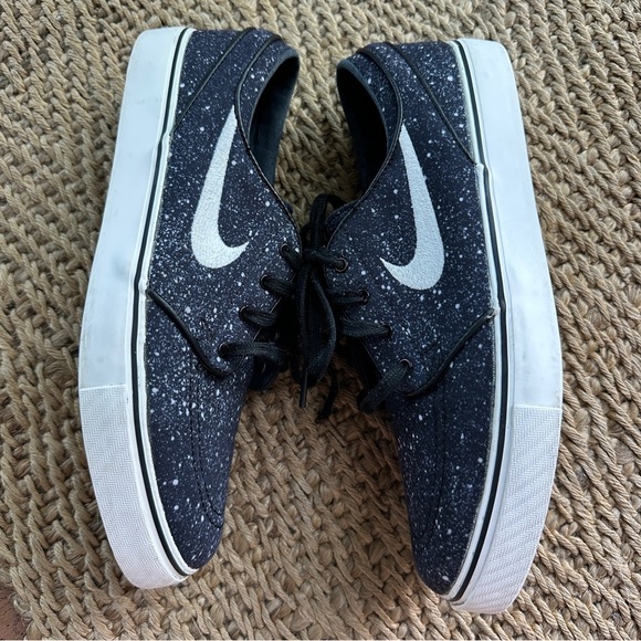 Nike Sb Zoom Stefan Janoski “Splatter” Black Ivory 375361-012 Men’s Size 8.5 - Picture 4 of 11